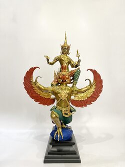 พระนารายณ์ทรงครุฑ หน้าตัก 9 นิ้ว