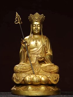 Pre-Order : ตี่จั๊งอ้วง พระกษิติครรภ์โพธิสัตว์ สูง 40 cm