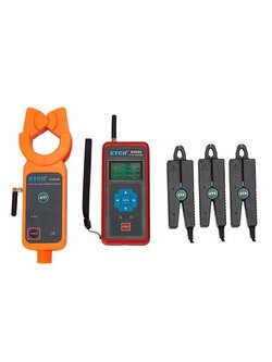 ETCR9500C-008 แคลมป์วัดอัตราส่วนหม้อแปลงไฟฟ้าแรงดันไฟสูง (Turn ratio) ชนิด 3 เฟส แบบแยกหน้าจอแสดงค่าผ่านการสื่อสารแบบไร้สาย (Three-Channel Wireless HV Transformation Ratio Tester)