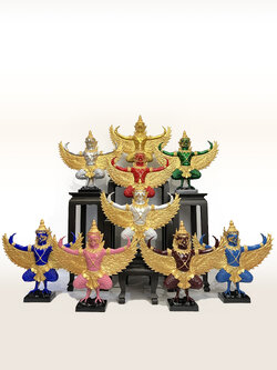 ชุด กษัตริย์แห่งครุฑ 9 พระองค์ หน้าตัก 7 นิ้ว