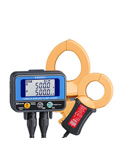 HIOKI LR8513/w 9675 เครื่องบันทึกค่ากำลังไฟฟ้าแบบแคลมป์ (Wireless Compact - Clamp Logger, Record Load Current and Leak Current) รวมแคลมป์ 9675 (0.5A - 5.0A)5