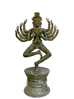 พระแม่กาลี ปางเหยียบพระศิวะ (ขนาดใหญ่)