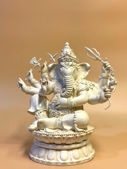 พระพิฆเนศ ประทานพร 8 กร หน้าตัก 9 นิ้ว