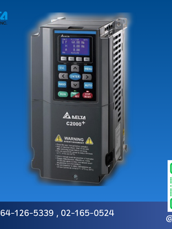 Delta inverter C2000+ Model: VFD300C43A-21 40HP 30kW Input 380V 3-Phase Output 380V 3-Phase