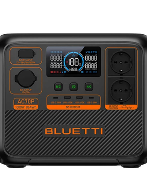 BLUETTI AC70P Portable Power Station ความจุ 1000W 864Wh (4.3A)