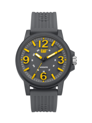 CAT Watches LF.111.25.537 Groovy Grey / Yellow Caterpillar watches