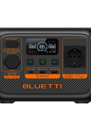 BLUETTI AC2P Portable Power Station | 300W 230.4Wh (25.6V/9Ah)