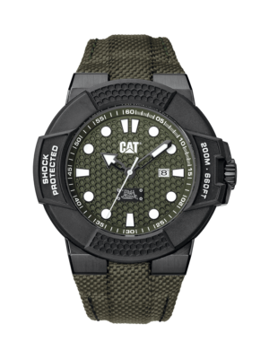 CAT Watches SF.161.63.313 SHOCKMASTER Green Military Nylon Caterpillar watches