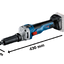 Bosch รุ่น GGS 18V-10 SLC เครื่องเจียรคอตรงไร้สาย (เครื่องเปล่า)