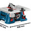 Bosch รุ่น GTS 18V-216 โต๊ะเลื่อยไร้สาย BITURBO