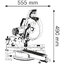 Bosch รุ่น GCM 350-254 แท่นตัดองศาแบบเลื่อน