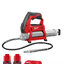 MILWAUKEE M12 GG-202 เครื่องอัดจารบีไร้สาย แรงดัน 12 โวลท์ พร้อมเครื่องชาร์จและแบต 12V@2.0AH x 2 ก้อน