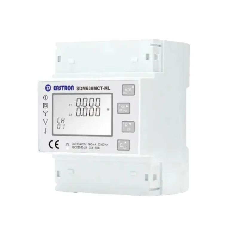 มิเตอร์วัดพลังงาน ยี่ห้อ Eastron รุ่น SDM630 Eastron 3p 150A:1A(CT) | smart meter 3 phase including CT for 6KW-80KW/3phase