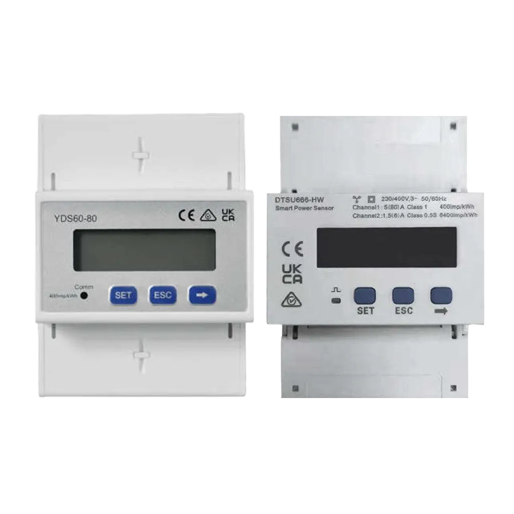 มิเตอร์กันย้อน ยี่ห้อ Huawei รุ่น DTSU666-HW/YDS60-80 | Monitoring and Others for 3 phase